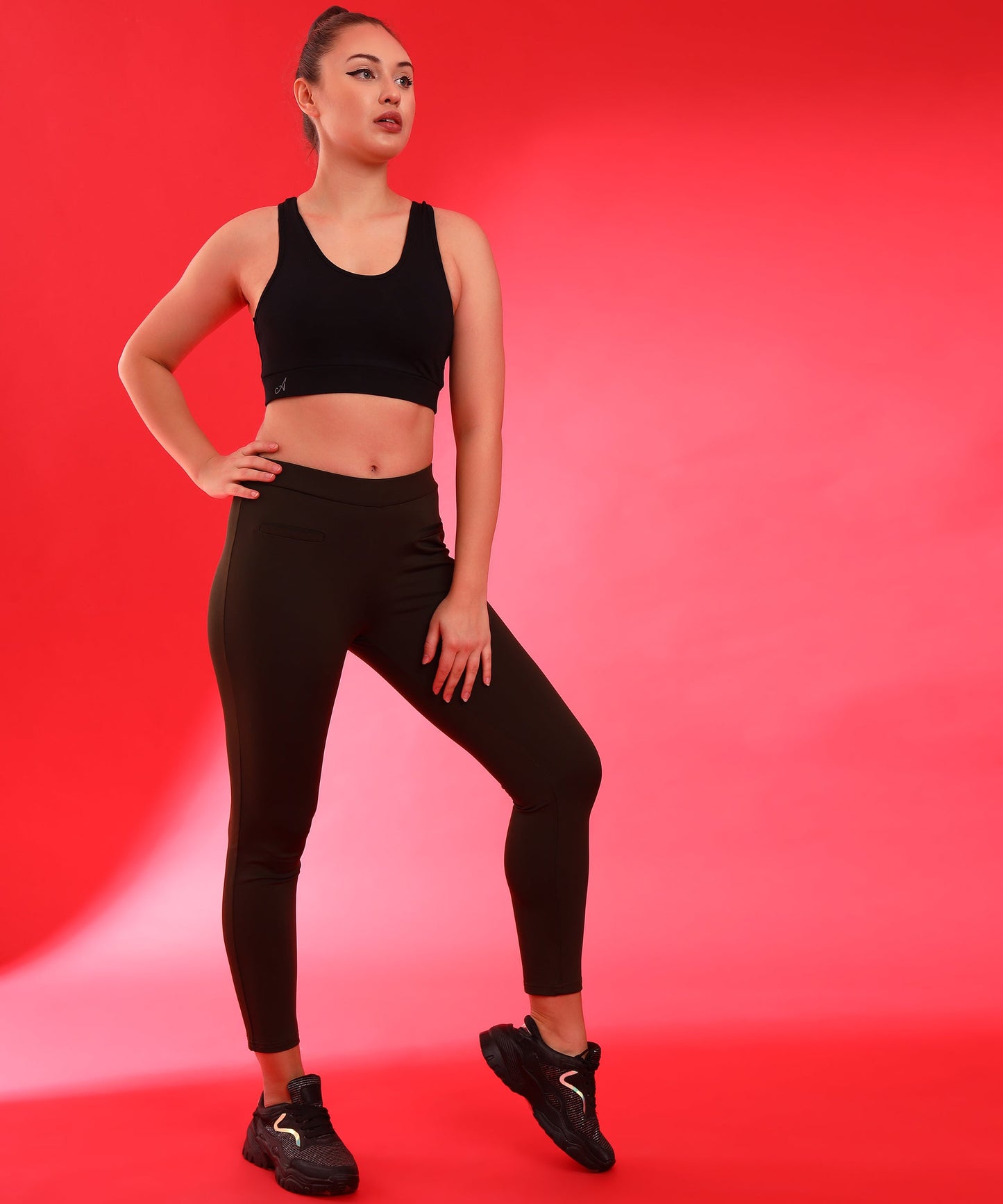 Women Solid Cotton 4 Way Strechable Designer Sports Bra