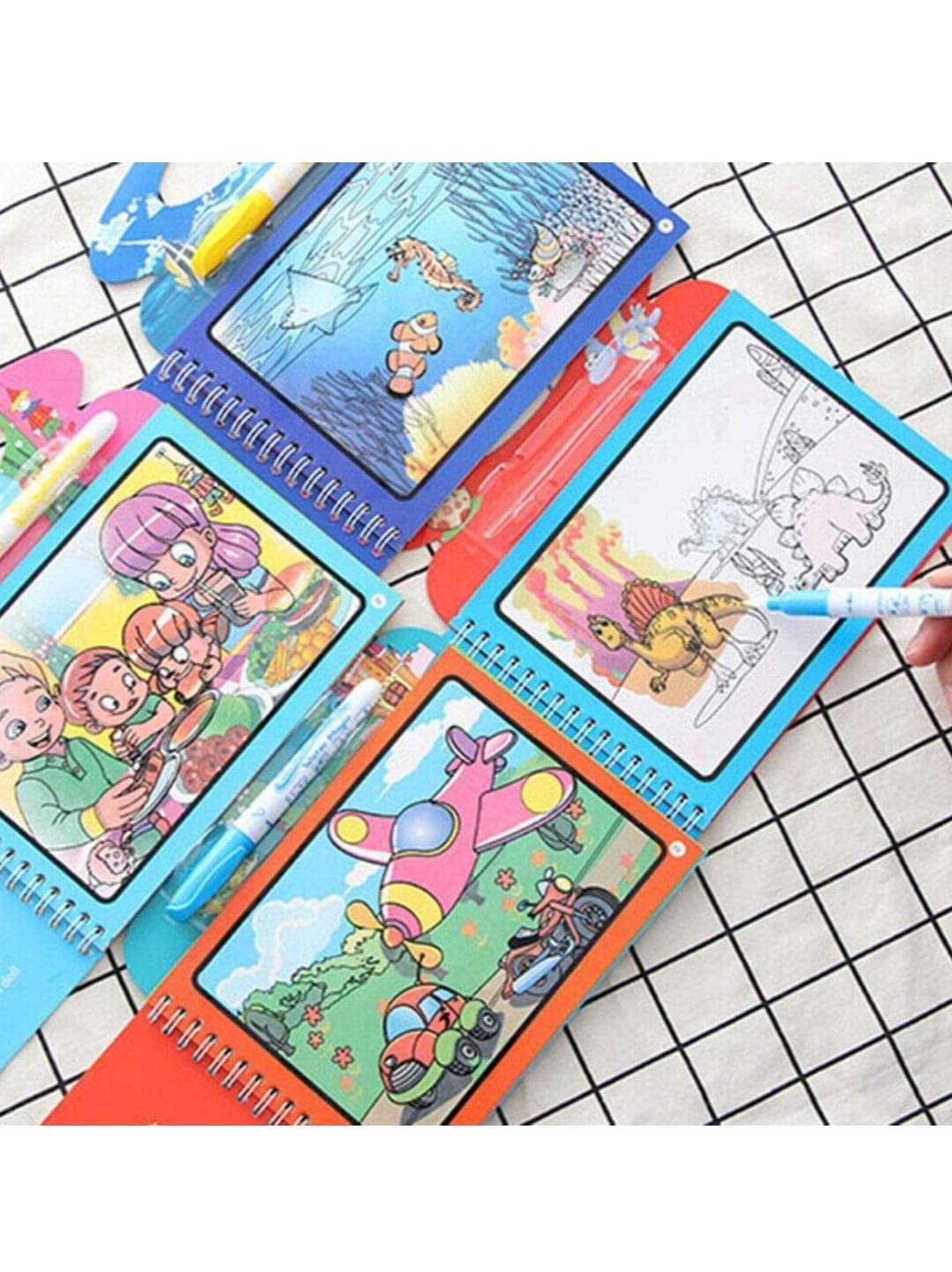 Reusable Magic Water Painting Book Magic Doodle Pen For Kids