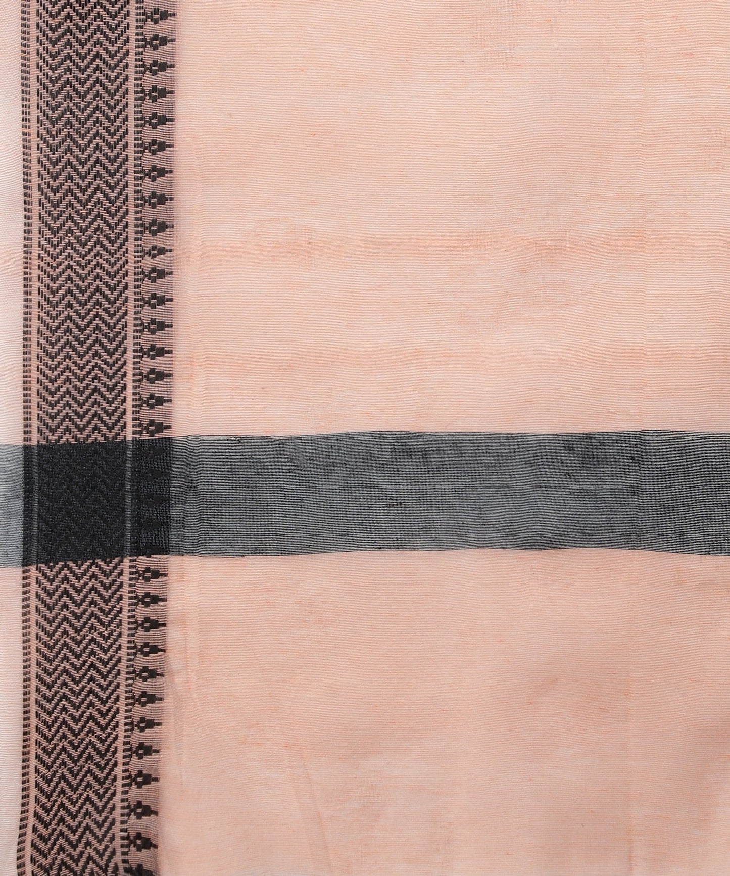 ANUSHIL Kurta Pant Set with Dupatta: Stunning V-Neck Lurex Checks and Embroidery, 3/4 Sleeves, Self-Design Pocket, Cotton Fabric(Peach)