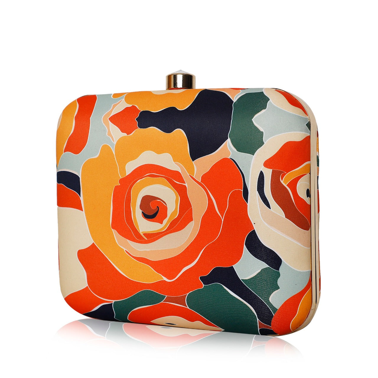 Digital Clutch Floral Rose Printed Design