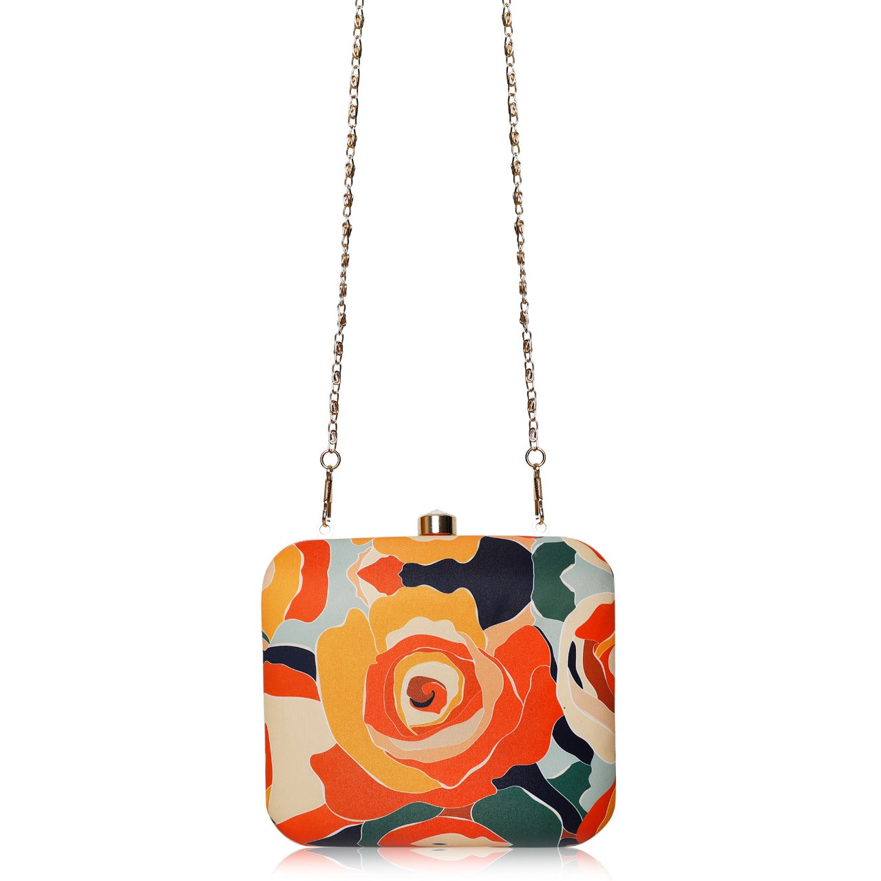 Digital Clutch Floral Rose Printed Design