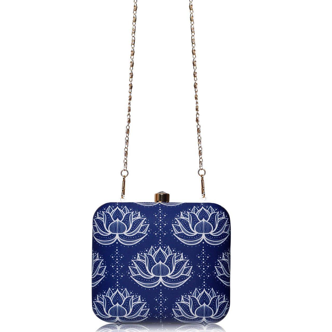 Digital Clutch Lotus Printed For Women