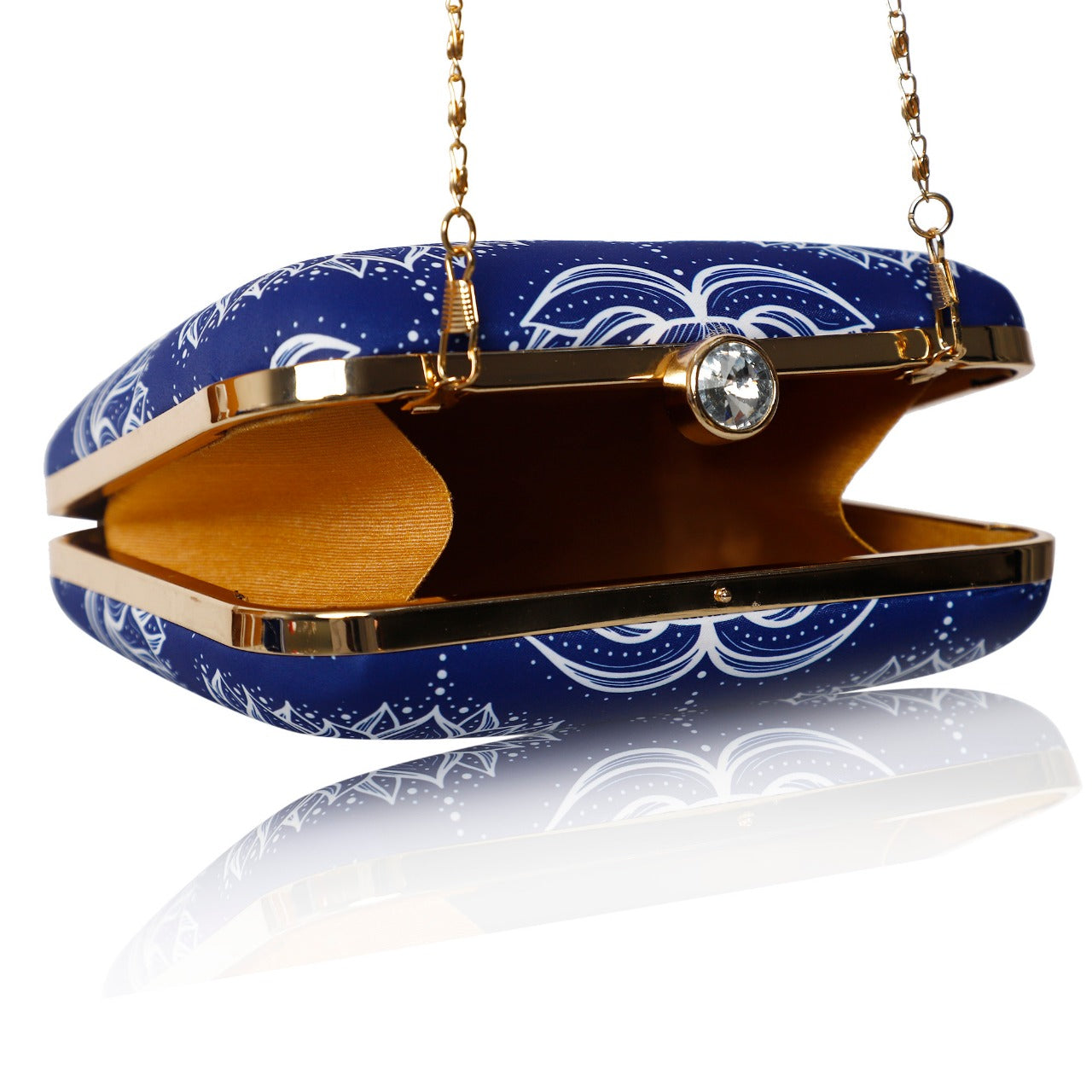 Digital Clutch Lotus Printed For Women